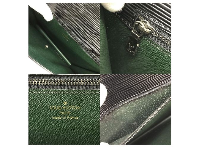 Borsa a pochette Louis Vuitton Epi Trapeze GM Nero - vista 10