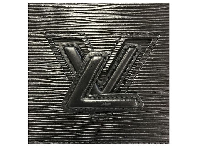 Borsa a pochette Louis Vuitton Epi Trapeze GM Nero - vista 7