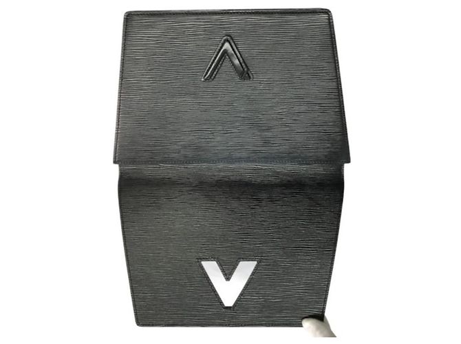 Borsa a pochette Louis Vuitton Epi Trapeze GM Nero - vista 8