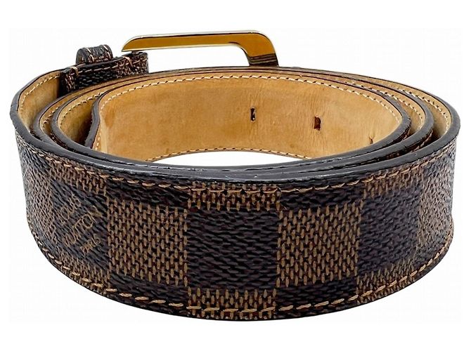 Cintura Louis Vuitton Damier Canvas Marrone - vista 3