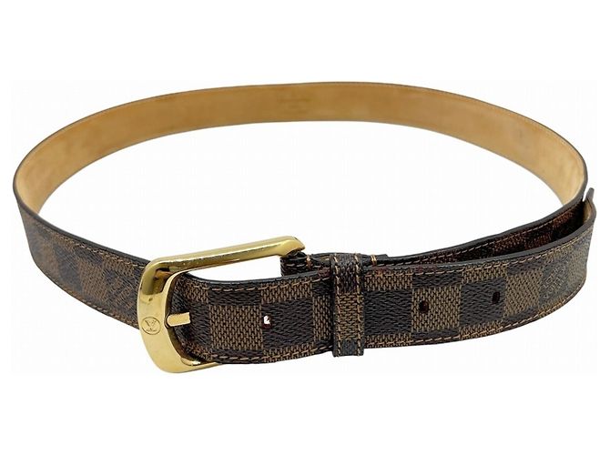 Cintura Louis Vuitton Damier Canvas Marrone - vista 5