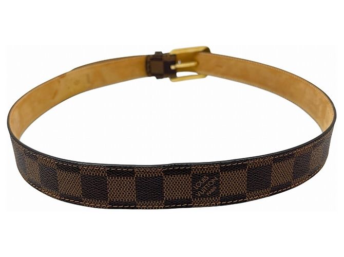 Cintura Louis Vuitton Damier Canvas Marrone - vista 6