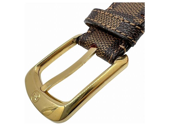 Cintura Louis Vuitton Damier Canvas Marrone - vista 7