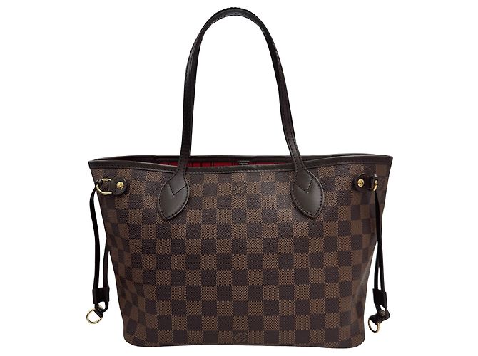 Bolso Tote Louis Vuitton Damier Neverfull PM Castaño Damier ebene - vista 2