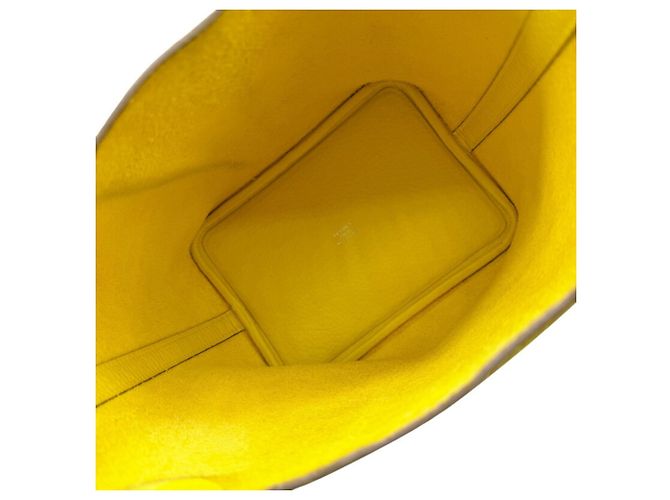 Hermès Bolso HERMES Picotin Lock PM 18 Dorado Amarillo - vista 11