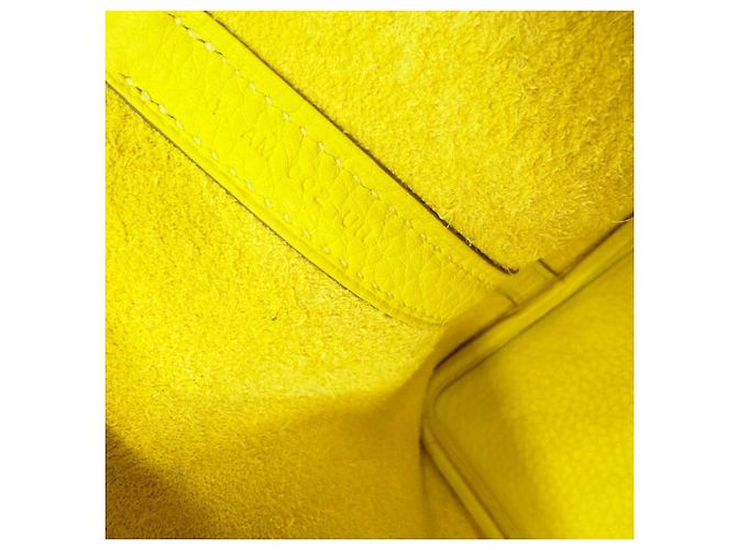 Hermès Bolso HERMES Picotin Lock PM 18 Dorado Amarillo - vista 14