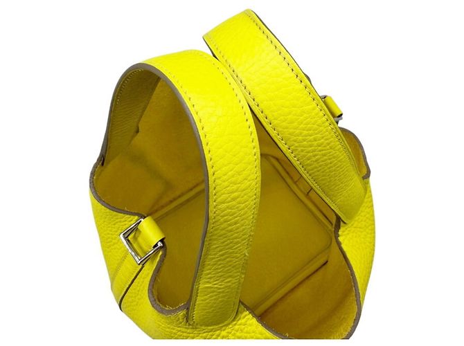 Hermès Bolso HERMES Picotin Lock PM 18 Dorado Amarillo - vista 6