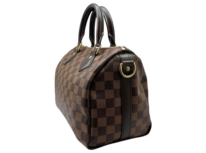 Borsa Louis Vuitton Damier Speedy 25 Bandoulière Marrone Damier ebene - vista 4