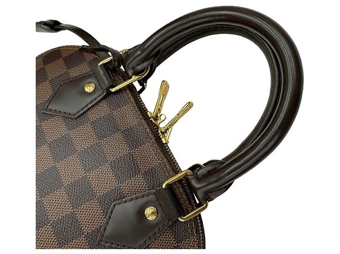 Bolso de hombro Louis Vuitton Damier Alma BB Castaño Damier ebene - vista 11