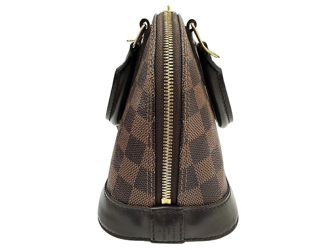 Bolso de hombro Louis Vuitton Damier Alma BB Castaño Damier ebene - vista 4