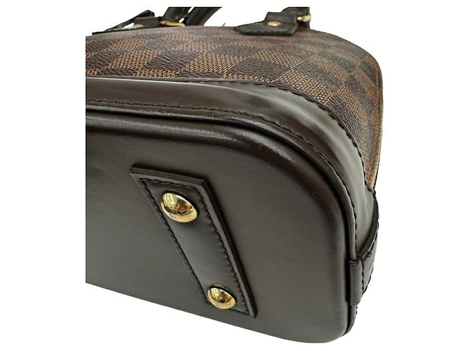 Bolso de hombro Louis Vuitton Damier Alma BB Castaño Damier ebene - vista 6