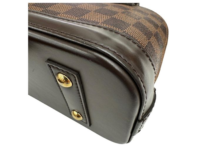 Bolso de hombro Louis Vuitton Damier Alma BB Castaño Damier ebene - vista 8