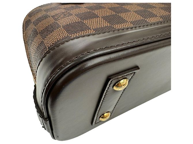 Bolso de hombro Louis Vuitton Damier Alma BB Castaño Damier ebene - vista 9