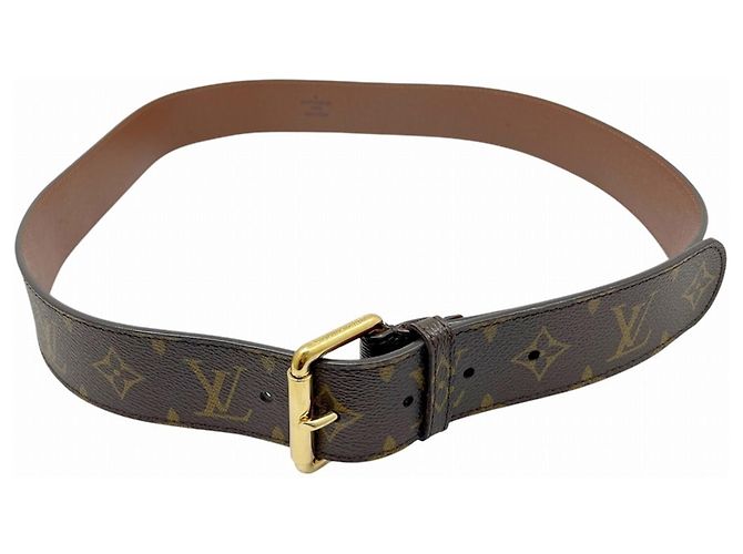 Louis Vuitton Monogram Reverso Gürtel Braun Monogramm - Ansicht 3
