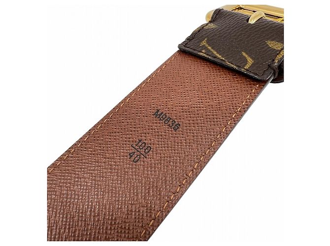 Louis Vuitton Monogram Reverso Gürtel Braun Monogramm - Ansicht 9