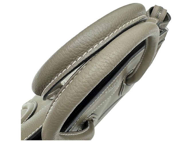 Céline Celine Luggage Micro Shopper Handtasche Beige - Ansicht 11