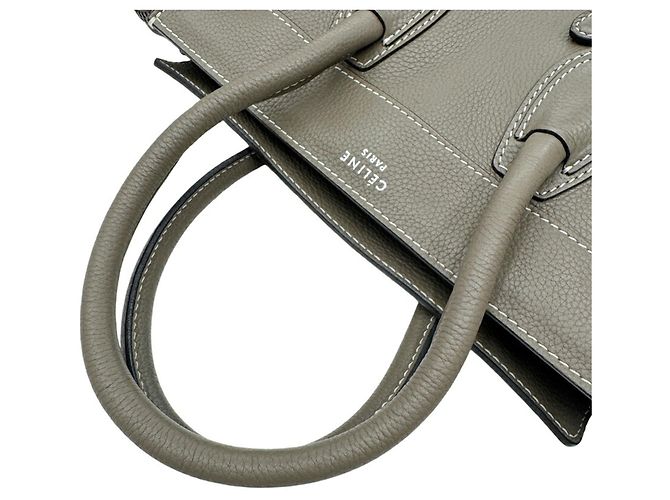 Céline Celine Luggage Micro Shopper Handtasche Beige - Ansicht 12
