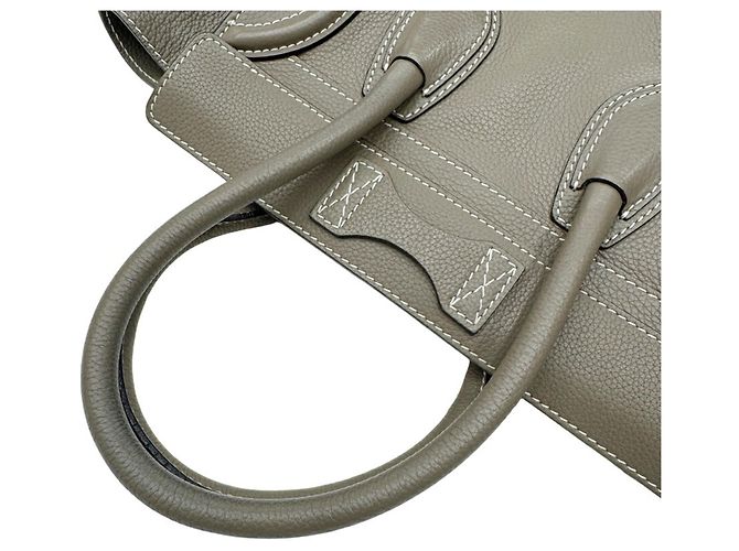 Céline Celine Luggage Micro Shopper Handtasche Beige - Ansicht 13