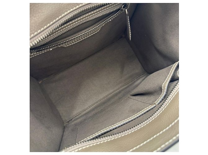 Céline Celine Luggage Micro Shopper Handtasche Beige - Ansicht 14