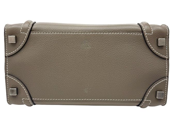 Céline Celine Luggage Micro Shopper Handtasche Beige - Ansicht 5