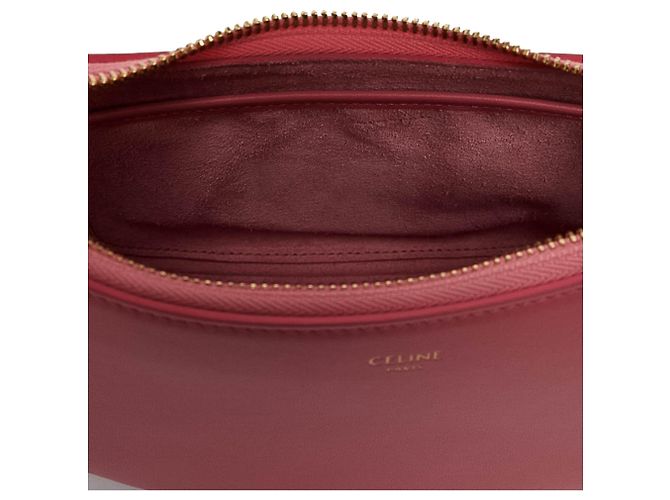 Céline Borsa a tracolla Ava in pelle rosa Celine - vista 4
