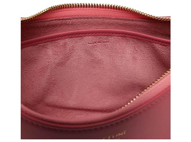 Céline Borsa a tracolla Ava in pelle rosa Celine - vista 5