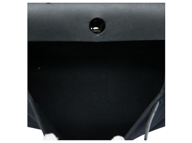 Hermès Black Toile Herbag PM Schwarz - Ansicht 4