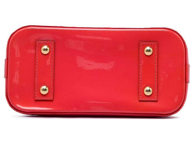 Louis Vuitton Red Monogram Vernis Alma BB Rot - Ansicht 3