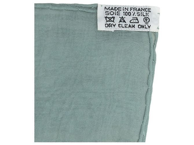 Hermès Blue Aloha Seidentuch 90 Blau Hellblau - Ansicht 4