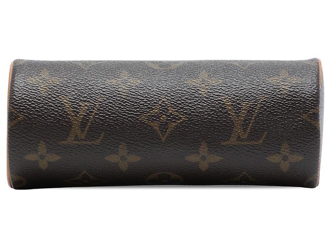 Louis Vuitton Brown Monogram Papillon Pochette Marrom - vista 3