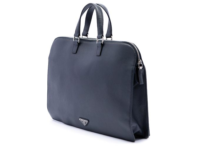 Maletín de viaje Prada Blue Saffiano Azul Azul marino - vista 2