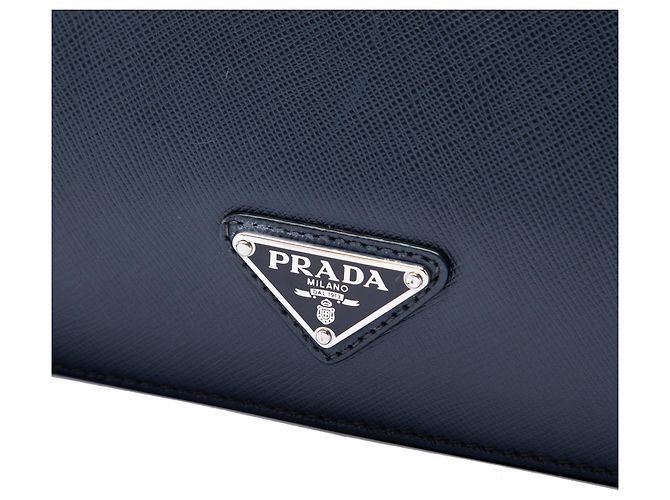 Maletín de viaje Prada Blue Saffiano Azul Azul marino - vista 5