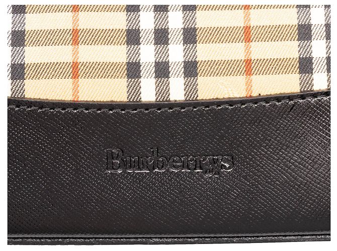 Burberry Beige Haymarket Check Canvas Tote - Ansicht 5