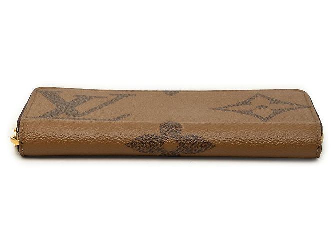 Louis Vuitton Brown Monogram Giant Reverse Zippy Long Wallet - view 3