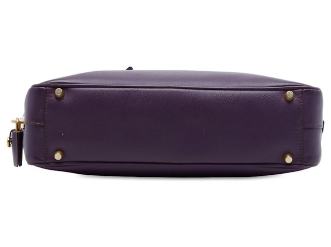 Bolsa Prada Purple Saffiano Lux Bauletto Top Handle Roxo - vista 3