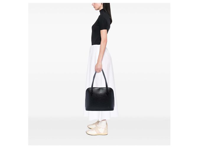 Louis Vuitton Black Epi Lussac Preto - vista 6