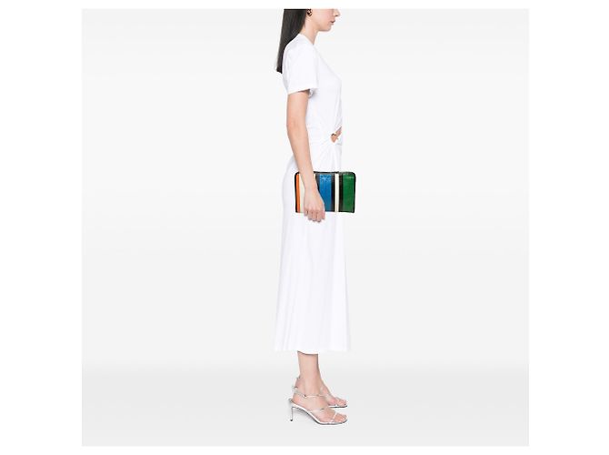 Clutch Bazar Balenciaga in nappa nera Nero - vista 6