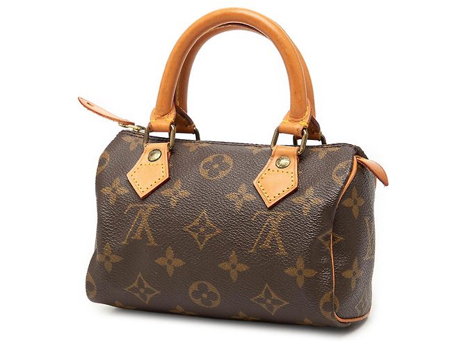 Louis Vuitton Brown Monogram Mini Speedy HL Braun - Ansicht 2