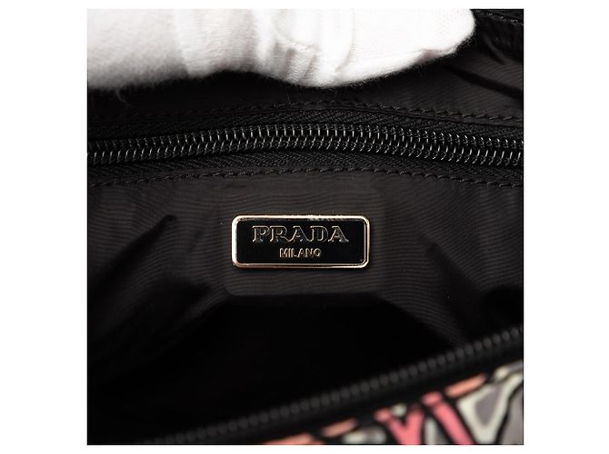 Prada Pink Tessuto Floral Stampato Clutch - Ansicht 5