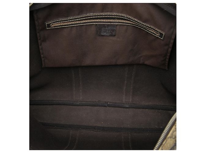 Borsa da lavoro Gucci Beige GG Supreme - vista 4