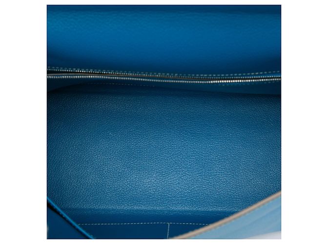Hermès Blue Epsom Candy Verso Kelly II Retourne 32 Bleu Bleu clair - vue 4