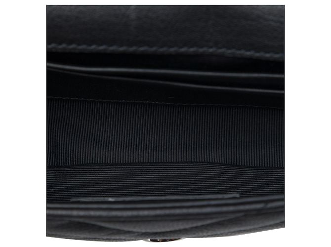 Autre Marque Saint Laurent Black Baby Chevron Sheepskin Monogram Classic Punk Chain Bag - Ansicht 2