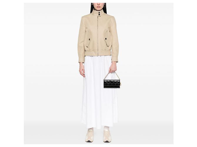 Dior Lady Dior Wallet On Chain aus schwarzem Lackleder Cannage - Ansicht 5