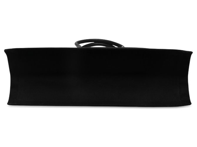 Autre Marque Saint Laurent Rive Gauche Tote Large aus Canvas Schwarz - Ansicht 3