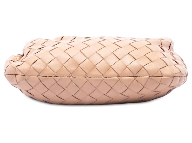 Bottega Veneta Mini Jodie in Nappa Intrecciato Marrone - vista 3