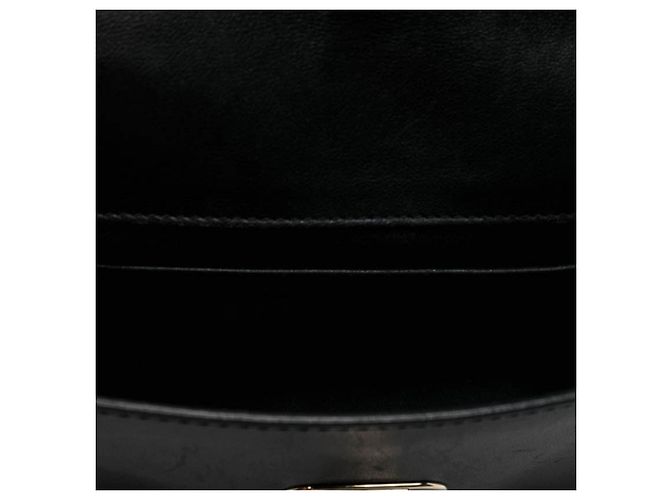 Valentino Borsa a tracolla Rockstud in pelle nera Small con chiusura flip lock Nero - vista 4