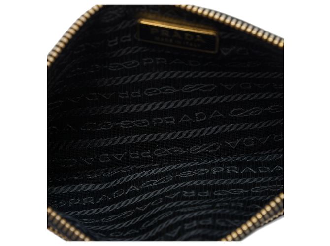 Prada Borsa a Tracolla Saffiano Lux Nera con Cerniera Superiore Nero - vista 4