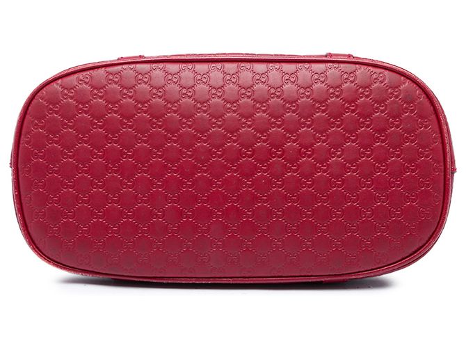 Bolso Gucci Red Mini Microguccissima Dome Satchel Roja - vista 3