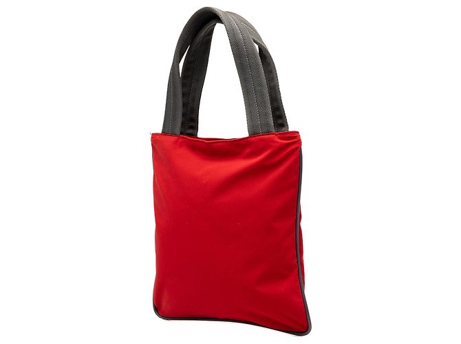 Borsa Tote Prada Red Tessuto Sport Rosso - vista 2