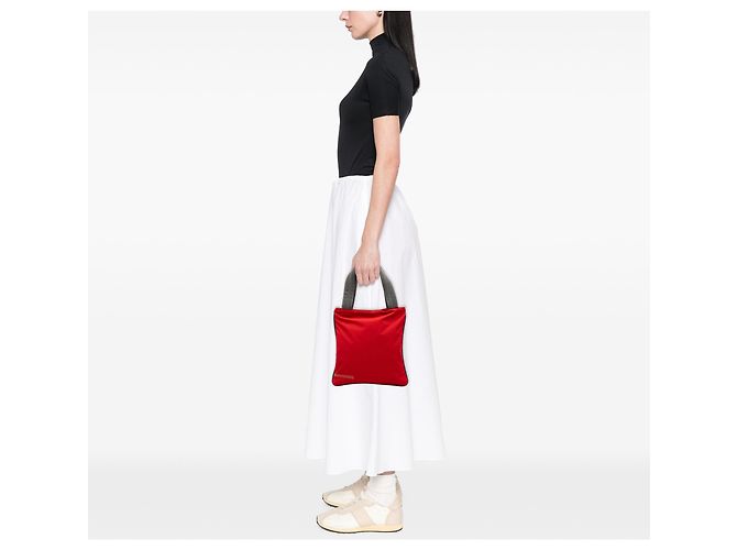 Borsa Tote Prada Red Tessuto Sport Rosso - vista 6